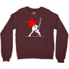 he clash inspired long sleeve Crewneck Sweatshirt