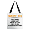 February Girl Hated By Many Tote Bags