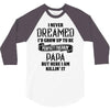Perfect Freakin Papa 3/4 Sleeve Shirt