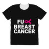 fuck breast cancer All Over Women's T-shirt