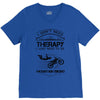 I Don't Need Therapy Just to Go Mountain Biking V-Neck Tee