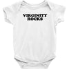 virginity rocks funny cool school church youth group abstinence purity Baby Onesie