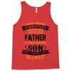 Super Cool Father Of A Freaking Awesome Son Tank Top