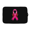 breast cancer pink ribbon Laptop sleeve