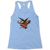 sailor jerry tattoo art military mermaid Racerback Tank