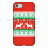 reindeer christmas ugly sweater iPhone 8