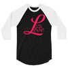 love laugh best trending 3/4 Sleeve Shirt