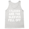 i flexed and the sleeves fell off Tank Top