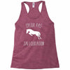 j'peux pas j'ai &eacute;quitation blc Racerback Tank