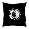 are you looking at my beer pint Throw Pillow