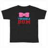 tweedle dee matching Toddler T-shirt