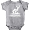 buck wear food poops Baby Onesie