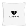xxxtentacion black logo Throw Pillow