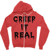 creep it real Zipper Hoodie