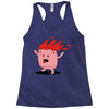 marshmallow prend feu Racerback Tank