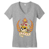 rebel for life Women's V-Neck T-Shirt