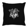 dark rider Throw Pillow