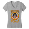 smart strong sensual woman Women's V-Neck T-Shirt