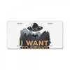 I Want To Leave License Plate