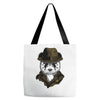 panda rorschach Tote Bags