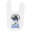 Some Girls Love Diamonds This Girl Loves Balls Baby Bibs