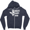 vorsicht kampfhund  funny Zipper Hoodie