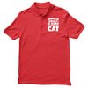 Being an adult is hard I'd rather be a cat Polo Shirt