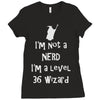 not a nerd Ladies Fitted T-Shirt