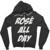rose' all day Zipper Hoodie