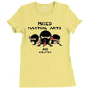 mixed martial arts and crafts Ladies Fitted T-Shirt
