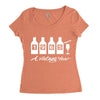 bottles 1965   mens funny Women's Triblend Scoop T-shirt