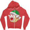 mario turtle Zipper Hoodie
