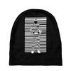 banksy prisoner barcode Baby Beanies