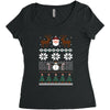 ugly christmas sweater Women's Triblend Scoop T-shirt