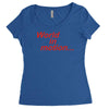 world in motion england italia 90 world cup football retro Women's Triblend Scoop T-shirt