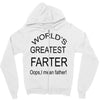 worlds greatest farter Zipper Hoodie