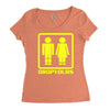 drop yours Women's Triblend Scoop T-shirt
