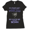 vater und sohn 6 Ladies Fitted T-Shirt