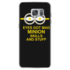 new mens womens kids eye got mad minion skills and stuff funny novelty Samsung Galaxy S7