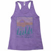 camp river Racerback Tank