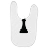 Chess King and Pawn Baby Bibs
