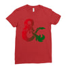 dungeons dragons logo Ladies Fitted T-Shirt