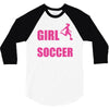 all this girl cares about is soccer and like maybe 3 people 3/4 Sleeve Shirt