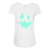 halloween face Maternity Scoop Neck T-shirt