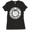 evil dr doctor porkchop Ladies Fitted T-Shirt
