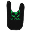 brasil sport soccer ball fun Baby Bibs