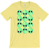 sad alien and daisy nineties grunge pattern T-Shirt