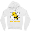 bee happy Zipper Hoodie