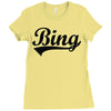 bing Ladies Fitted T-Shirt