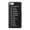 Beard Growth Scale iPhone 7 Case
